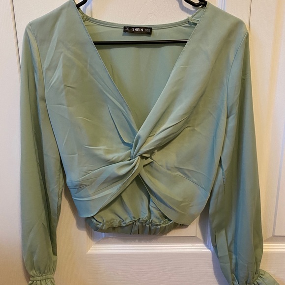 Tie Front Top - Picture 2 of 2